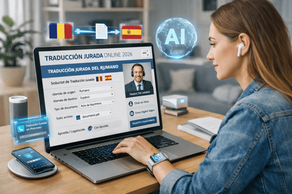 traducción jurada del rumano online solicitada de forma rápida y segura
