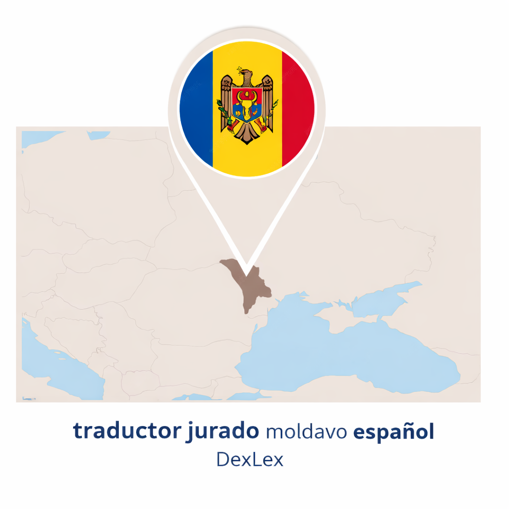 Traductor jurado moldavo español DexLex para traducción jurada de documentos de Moldavia válida en España